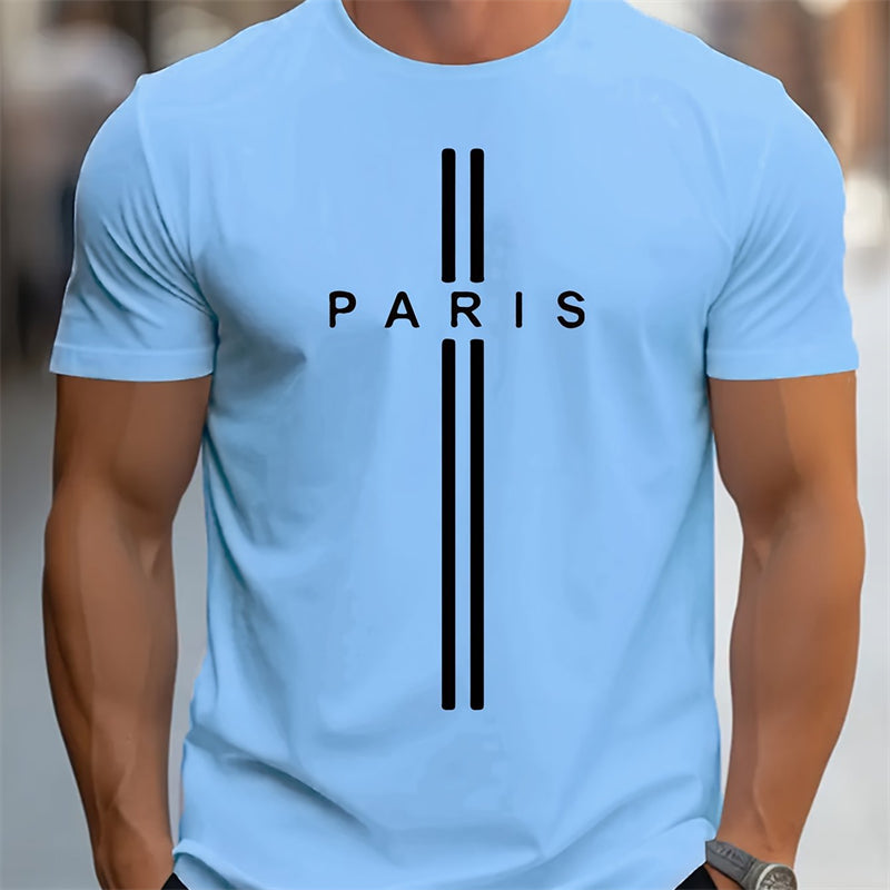 Classic t-shirt ville for men | Hugh -3