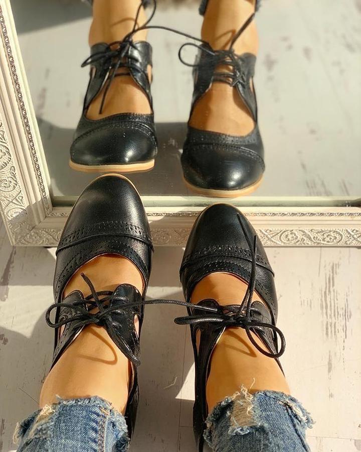 Stylish orthopedic vintage shoes for women | Mabel -5