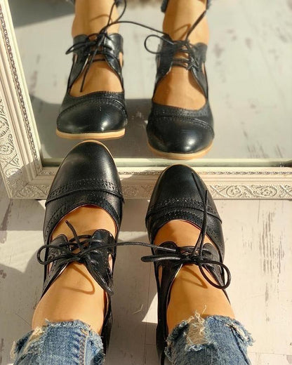 Stylish orthopedic vintage shoes for women | Mabel -5