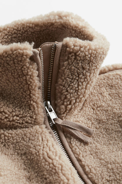 Teddy fleece jacket for women | Angelina -7