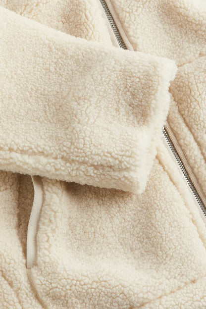 Teddy fleece jacket for women | Angelina -5