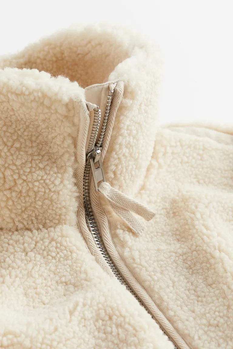 Teddy fleece jacket for women | Angelina -4