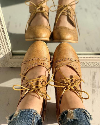 Stylish orthopedic vintage shoes for women | Mabel -6