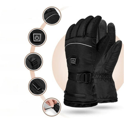 Touchscreen heated winter gloves for women | FrostGuard -6