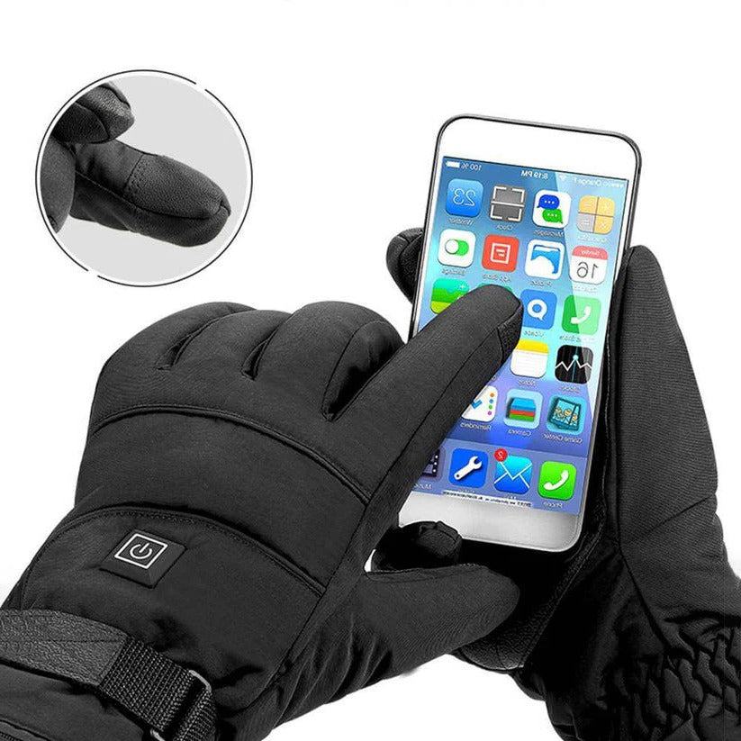Touchscreen heated winter gloves for women | FrostGuard -5