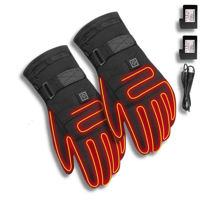 Touchscreen heated winter gloves for women | FrostGuard -3