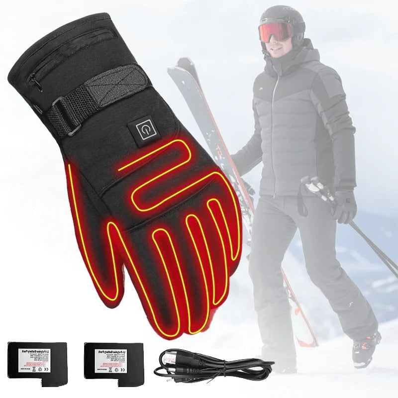 Touchscreen heated winter gloves for women | FrostGuard -1