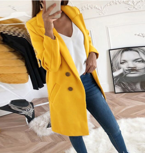 Warm lavish coat for women | Ariane -7
