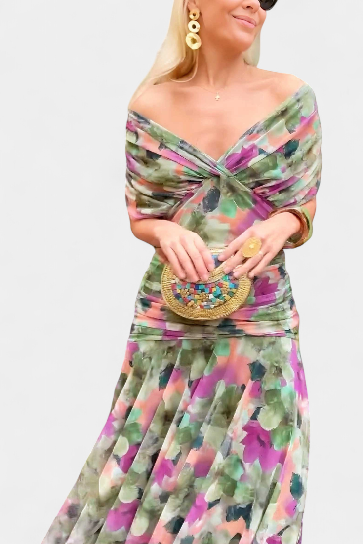 Elegant relaxed everyday dress for women | Lowenna -9