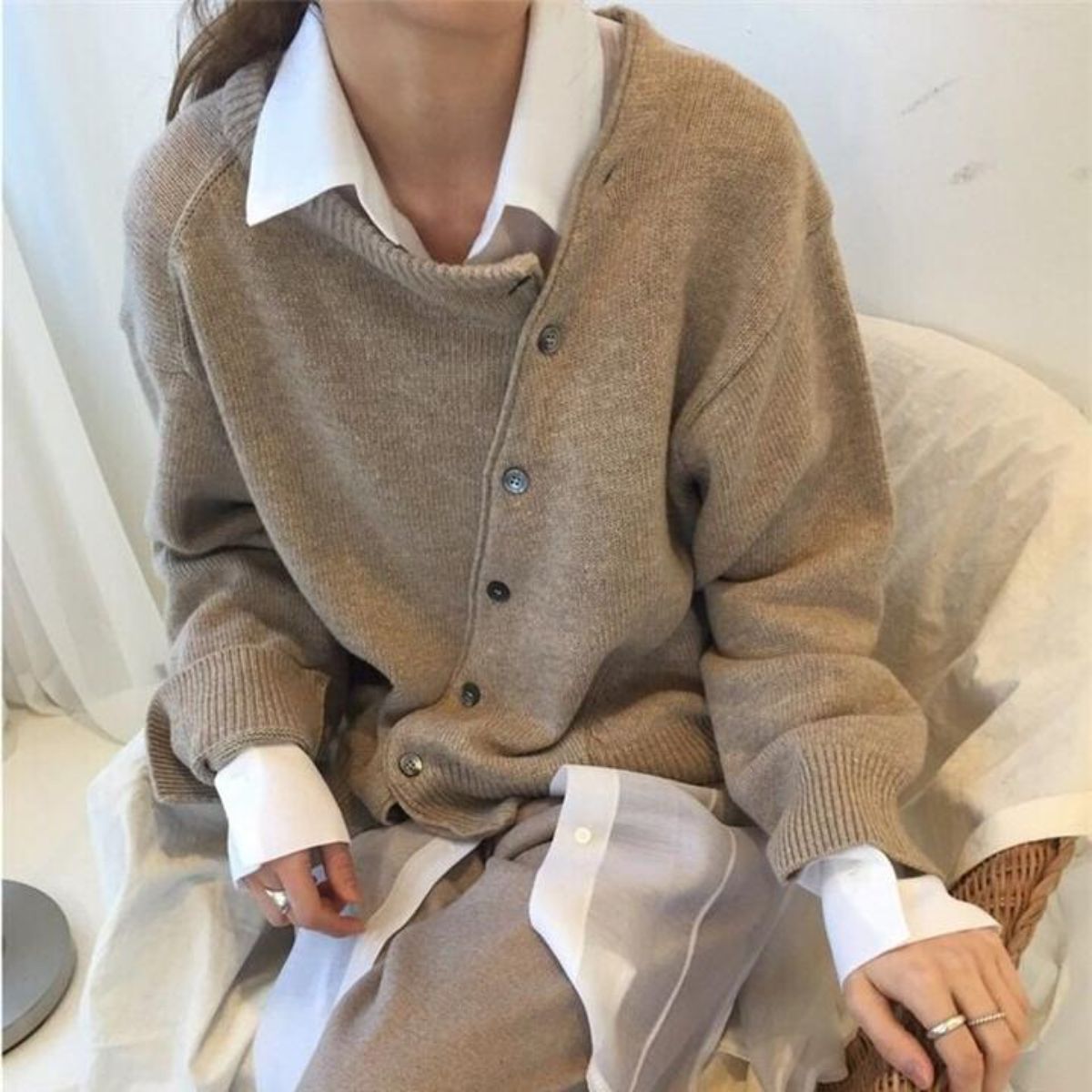 Soft autumn cashmere jumper for women | Lucille -4