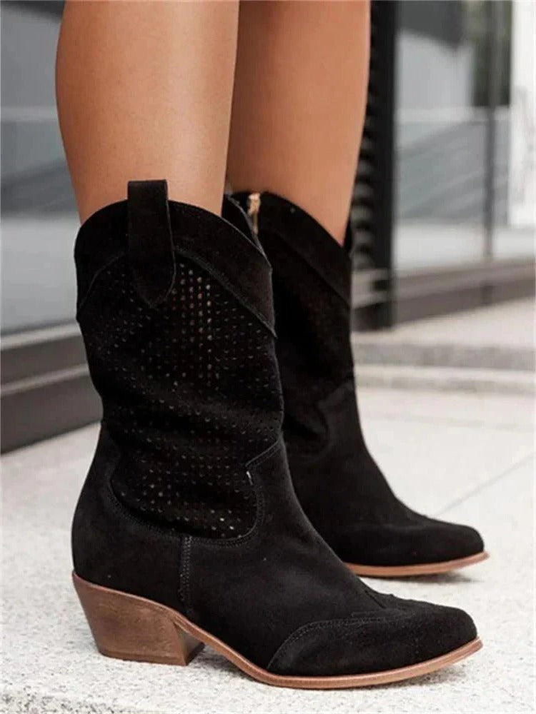 Mid-calf cowboy boots for women | Marlowe -2