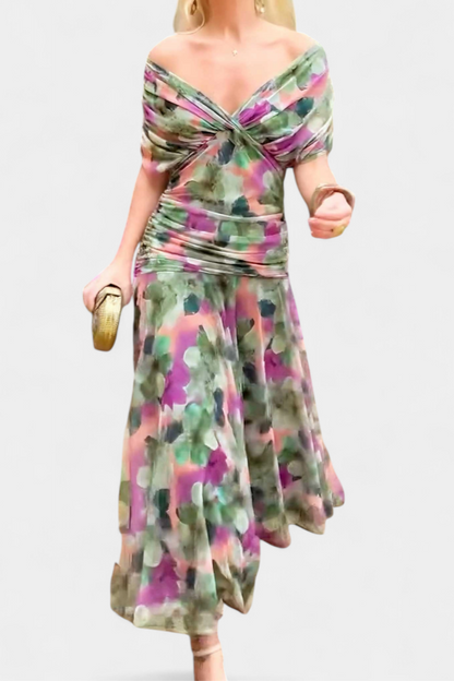 Elegant relaxed everyday dress for women | Lowenna -2