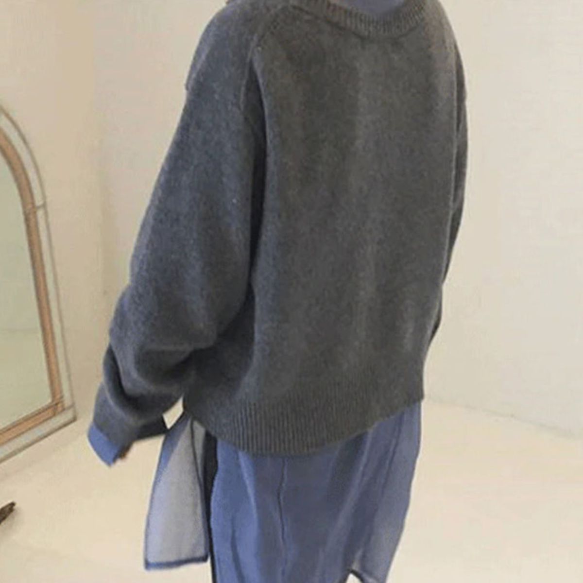 Soft autumn cashmere jumper for women | Lucille -7