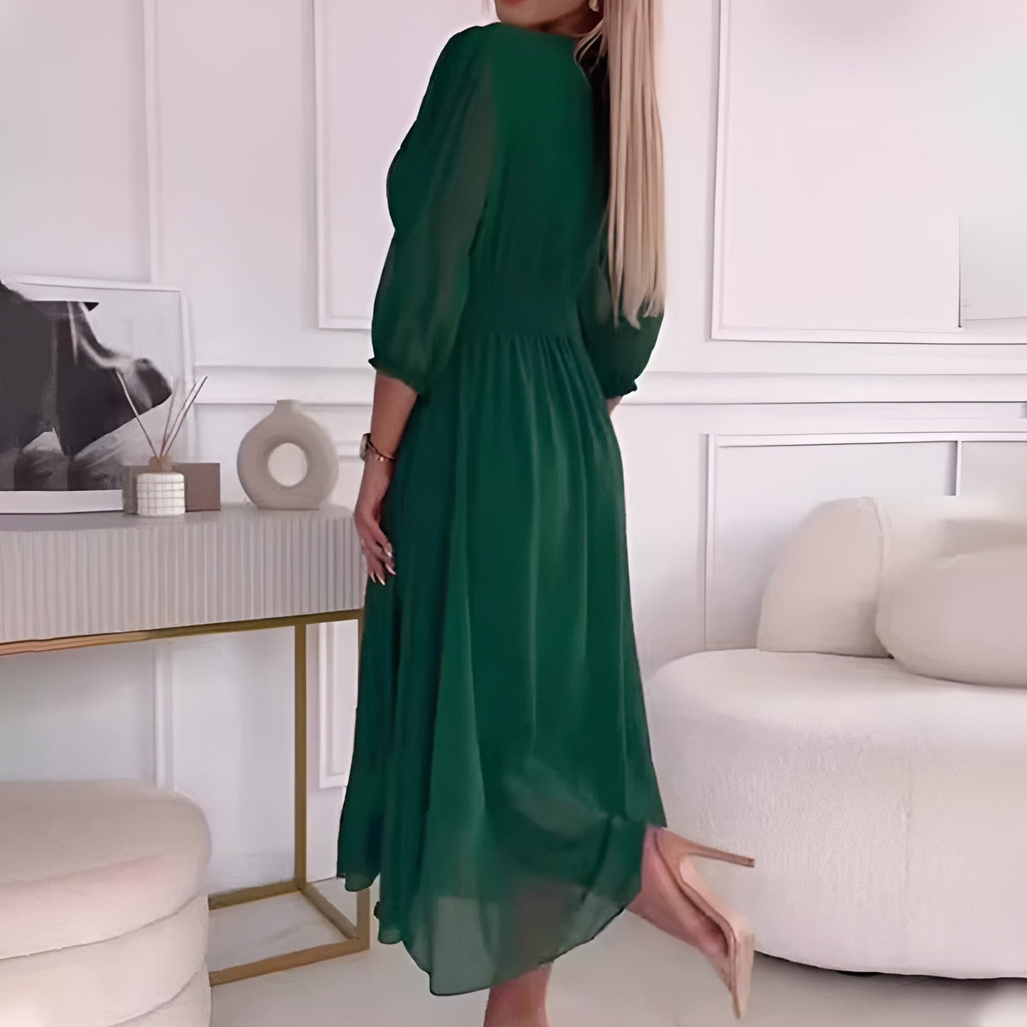 Dress fluide pleated for women | Vanya -5