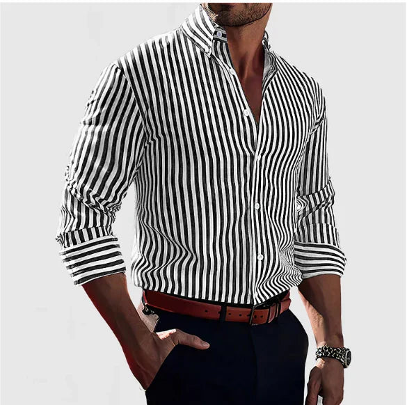 Shirt elegant moderne for men | Rayée -2