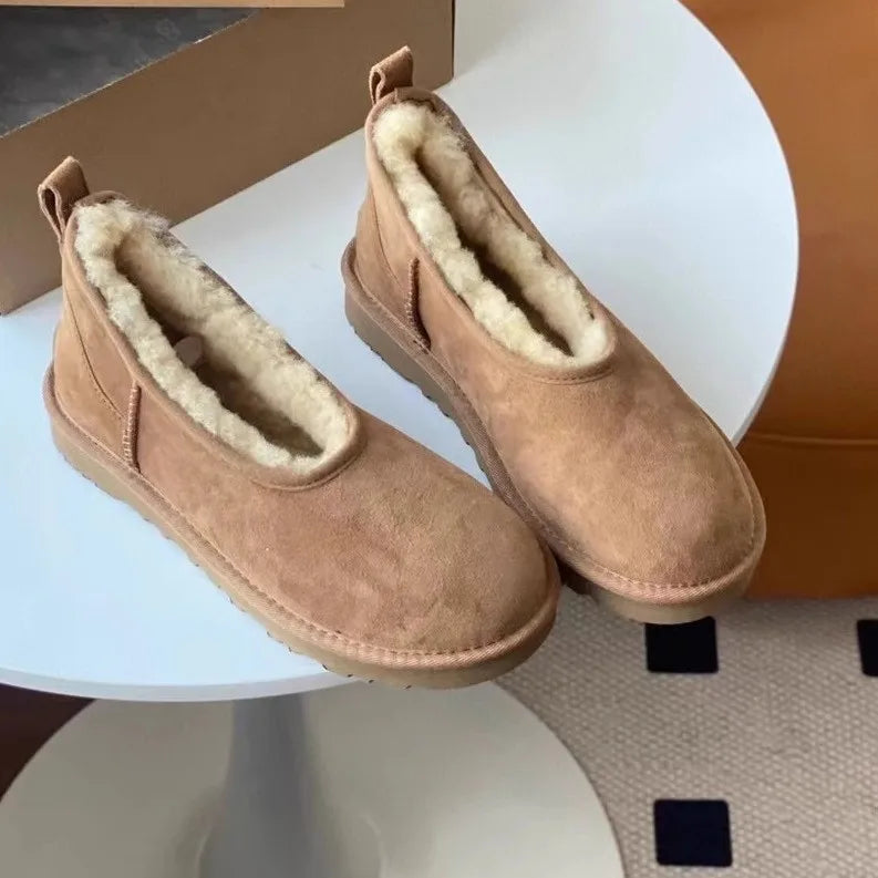 Elegant cosy winter loafers for women | Norelle -1