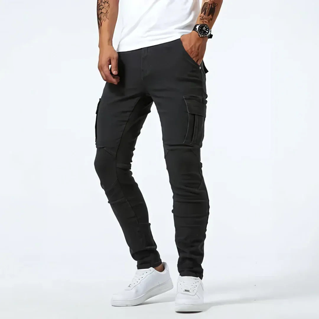 Classic cargo denim everyday jeans for men | Ferran -3