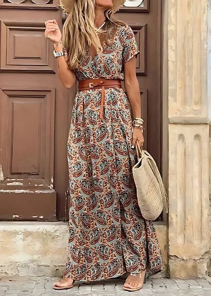 Elegant long dress for women | Ameline -4