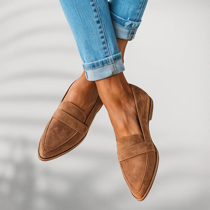 Aurelle elegant orthopaedic spring loafers for women