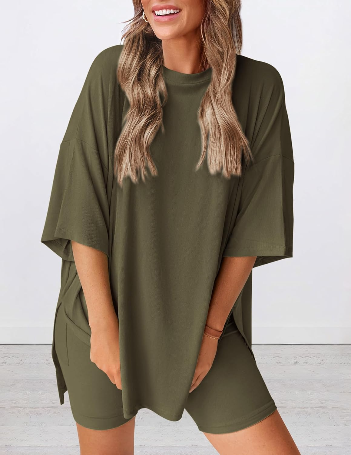 Two-piece lounge set for women -21