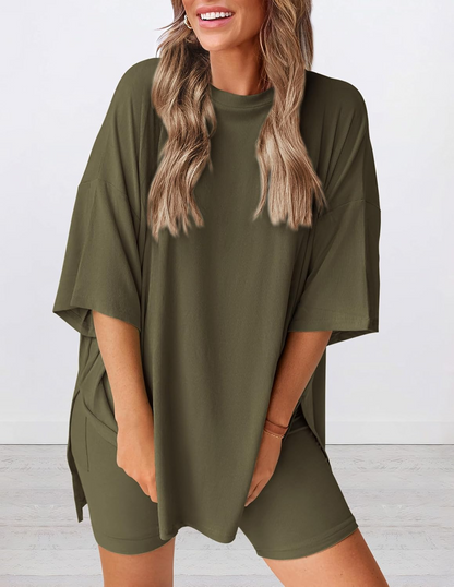 Two-piece lounge set for women -21