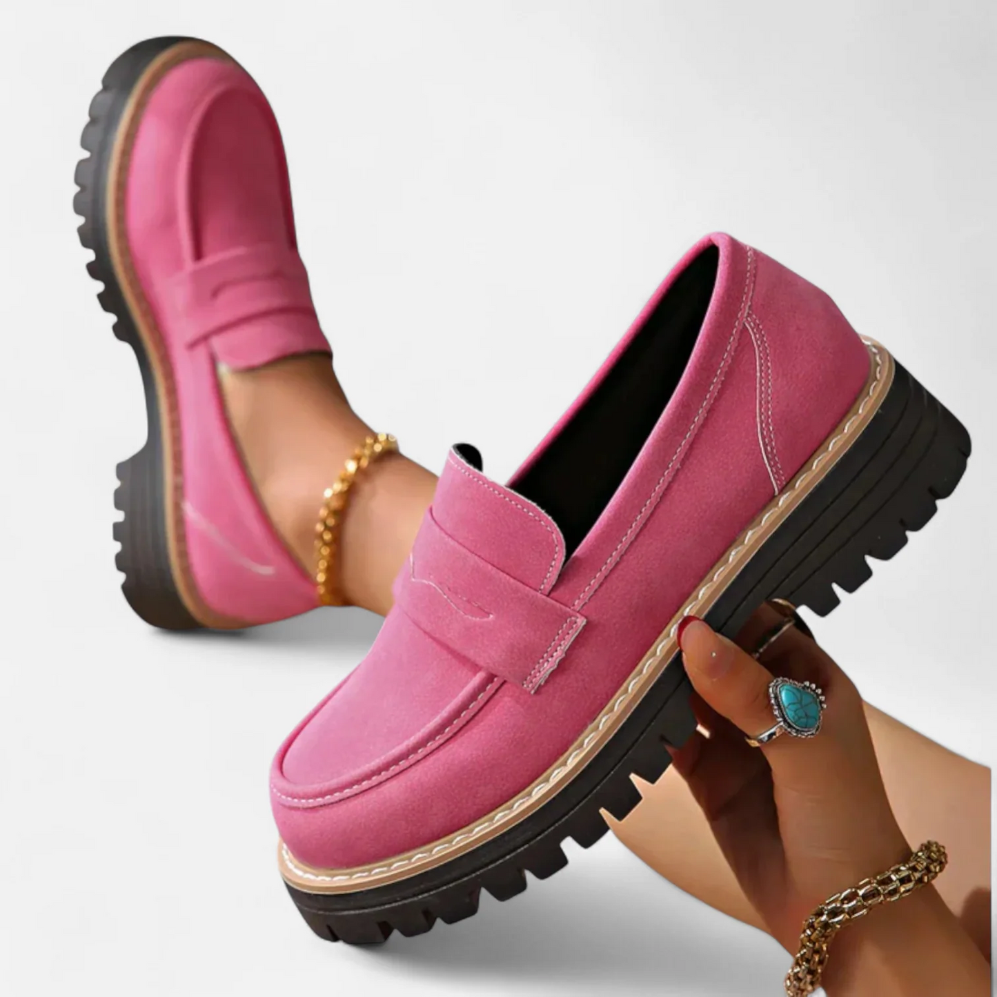Aurelle Savrani orthopaedic comfort loafers for women