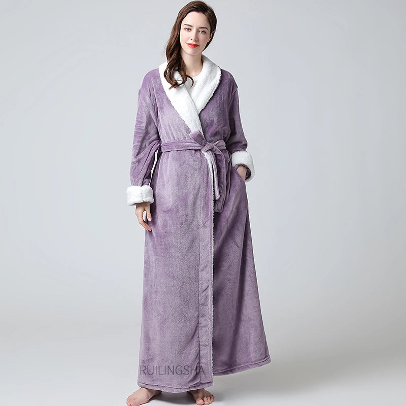 Indy bathrobe soft stylish dress for women -4