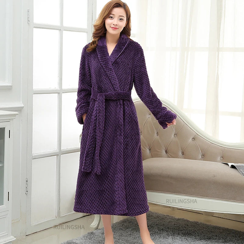 Indy bathrobe soft stylish dress for women -7