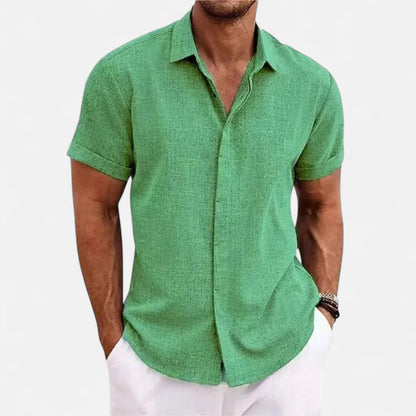 Refined coastal summer shirt for men -4
