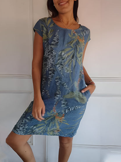 Fancy relaxed summer everyday dress for women | Vicky -7