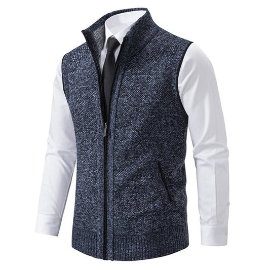 Elegant knitted Italian-style vest gilet for men | Kevin -1