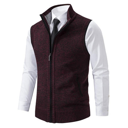 Elegant knitted Italian-style vest gilet for men | Kevin -6