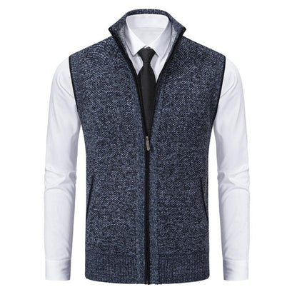 Elegant knitted Italian-style vest gilet for men | Kevin -2
