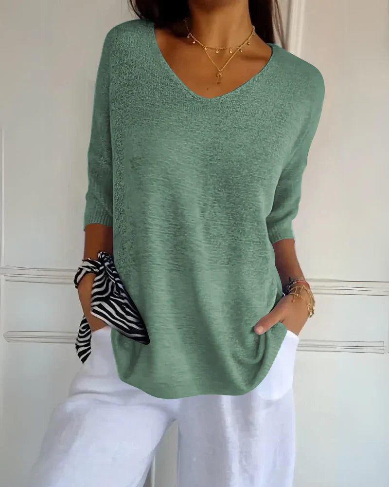 Elegant breathable top for women -4