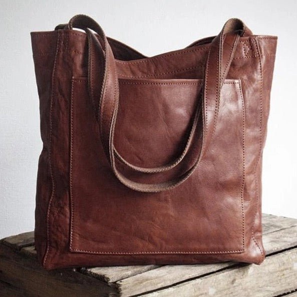Aurelle Lorena structured leather handbag for women