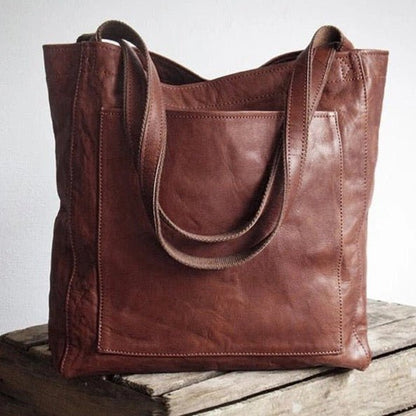 Aurelle Lorena structured leather handbag for women