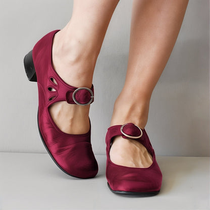 Classic orthopaedic everyday leather flats for women | Mary -6