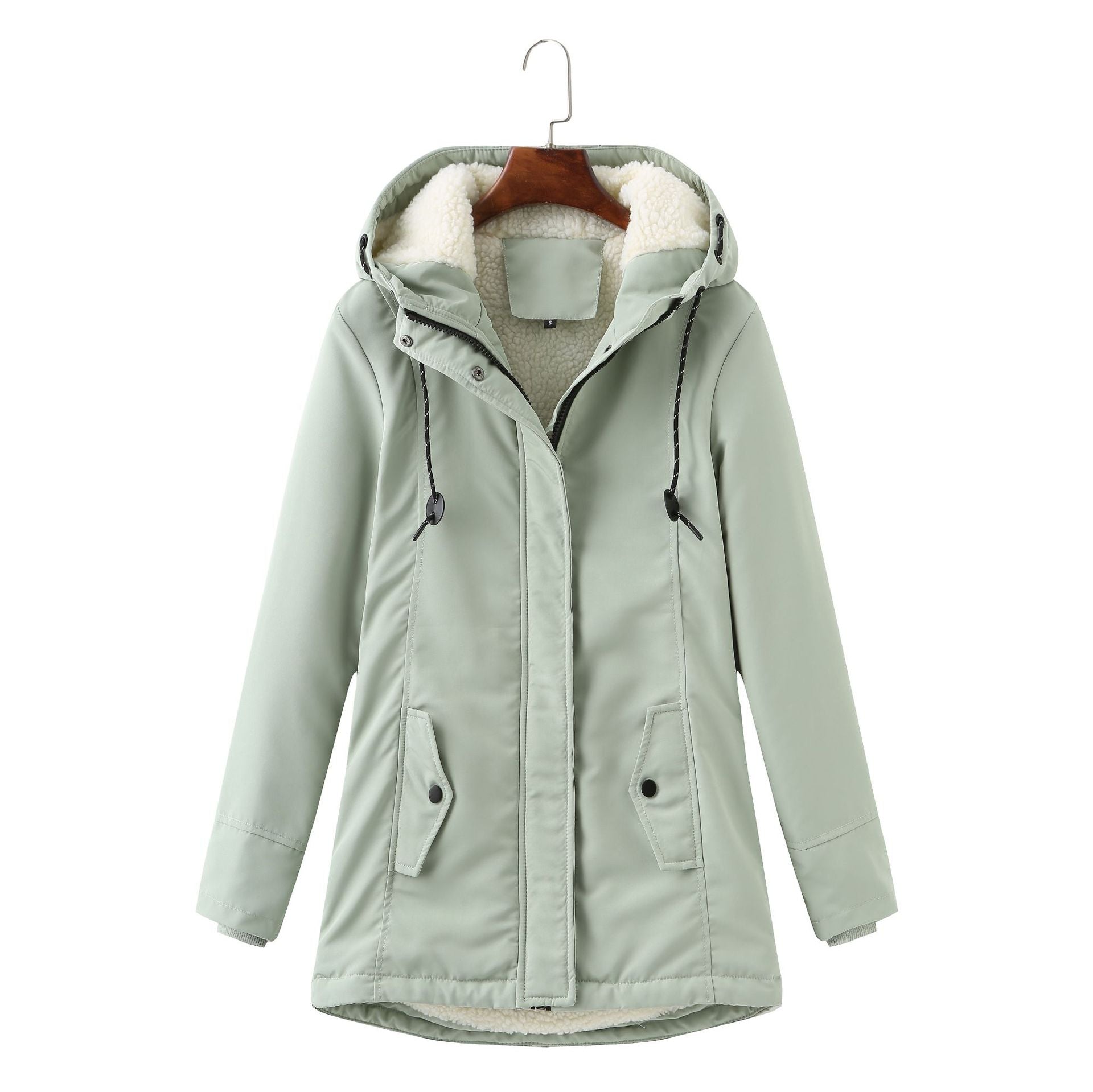 Cosy hooded everyday jacket for women | Lyra -3