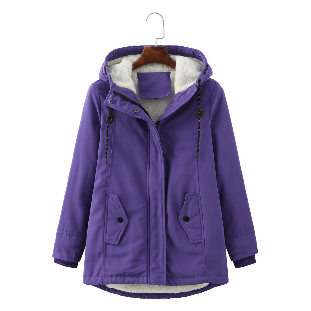 Cosy hooded everyday jacket for women | Lyra -6