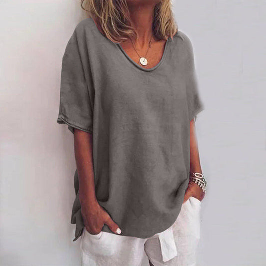 Comfy loose-fit relaxed everyday top for women | Callie -1