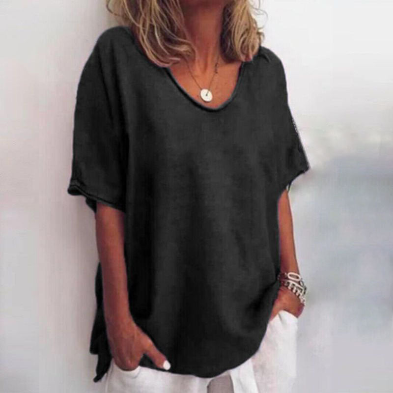 Comfy loose-fit relaxed everyday top for women | Callie -6