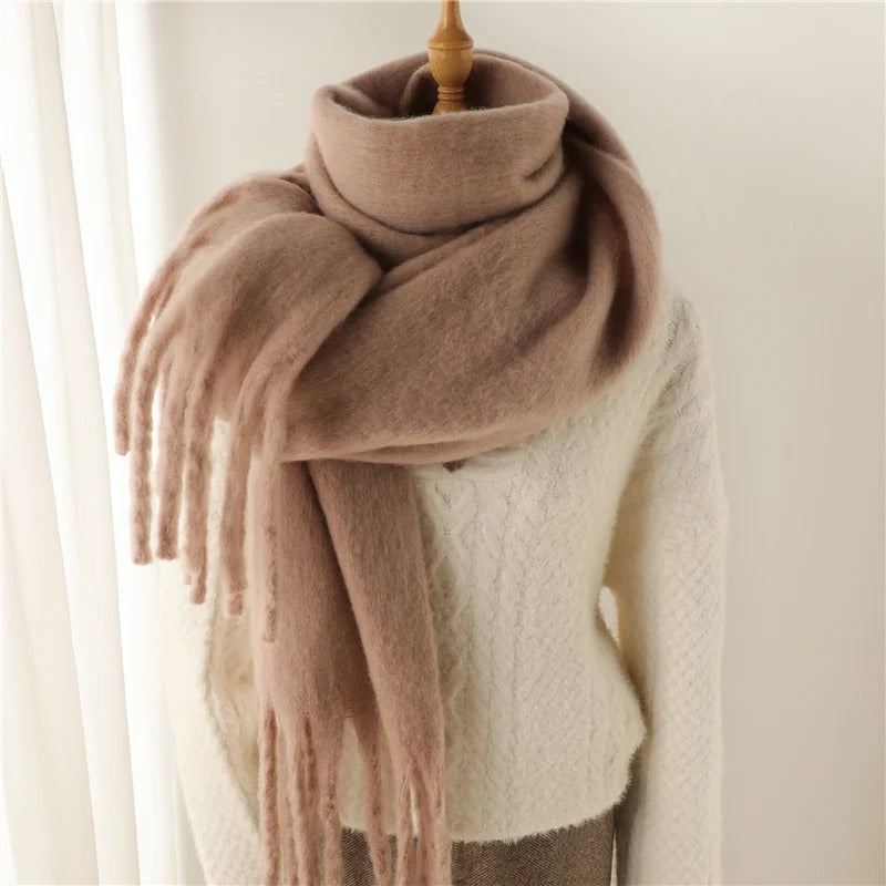 Aurelle Moira long cosy winter scarf for women