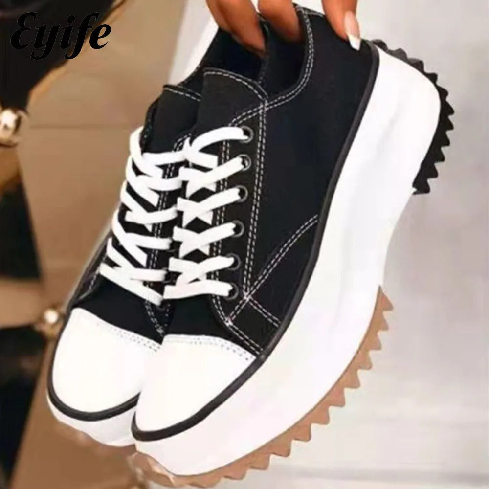 Aurelle Melody bold platform trainers for women