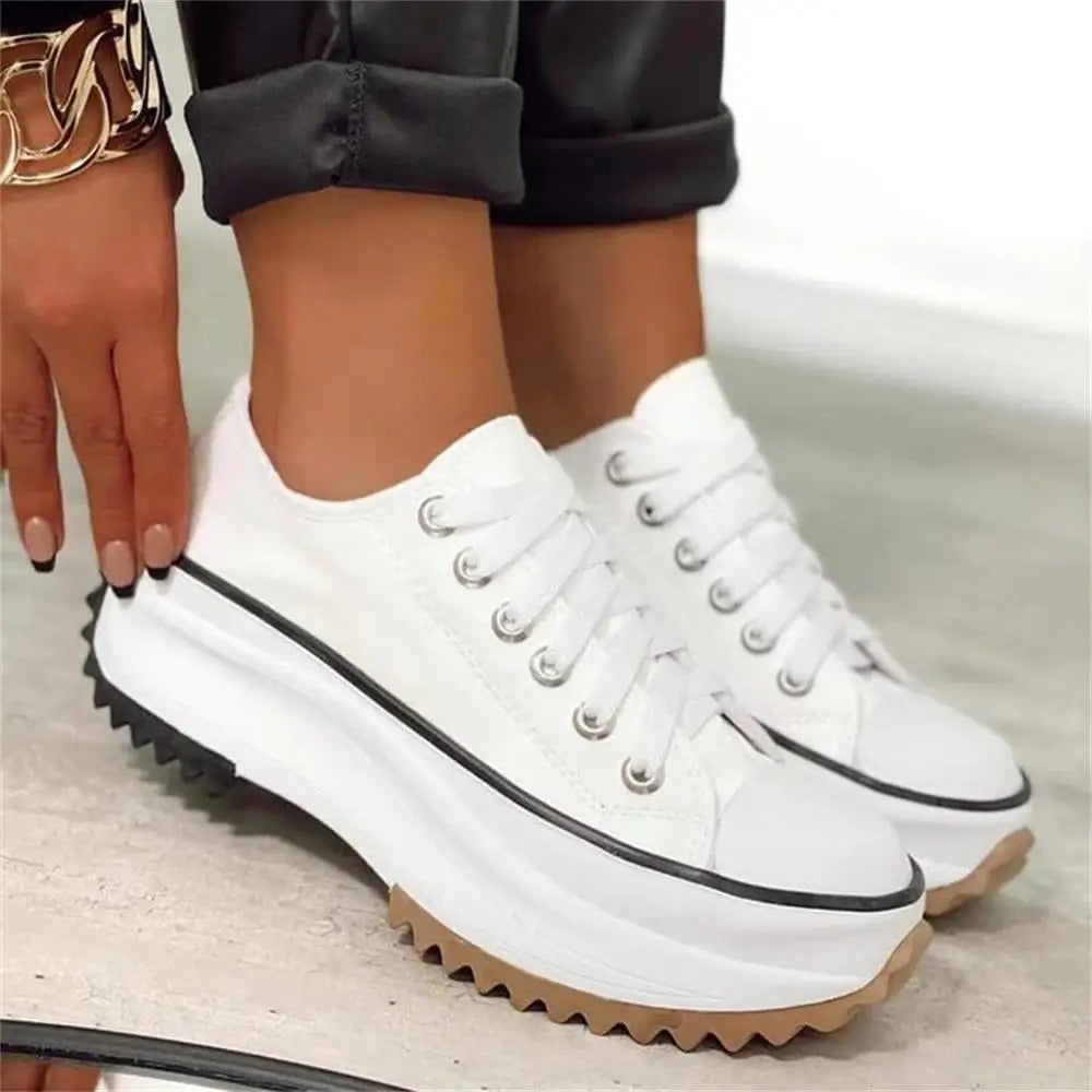 Aurelle Melody bold platform trainers for women