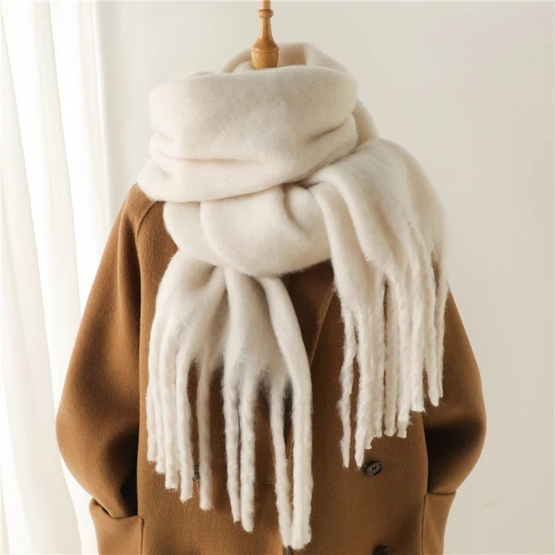 Aurelle Moira long cosy winter scarf for women
