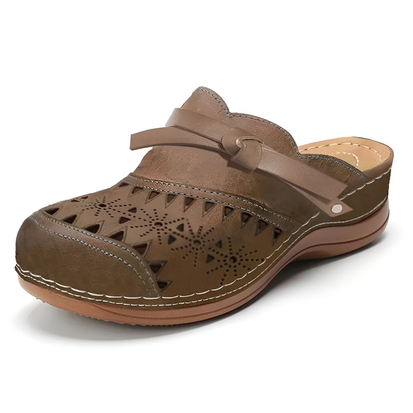 Supportive sandals with adjustable fit for women | Anette