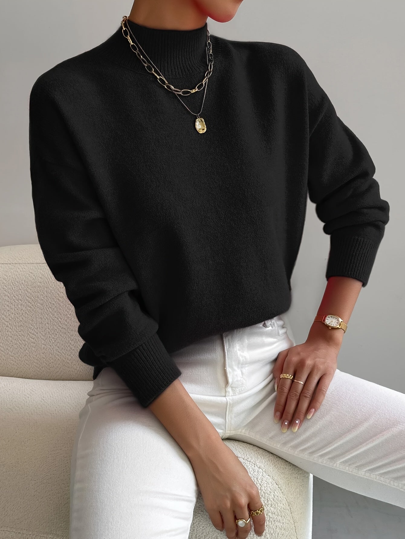 Cosy soft jumper for women | Yvonne -5