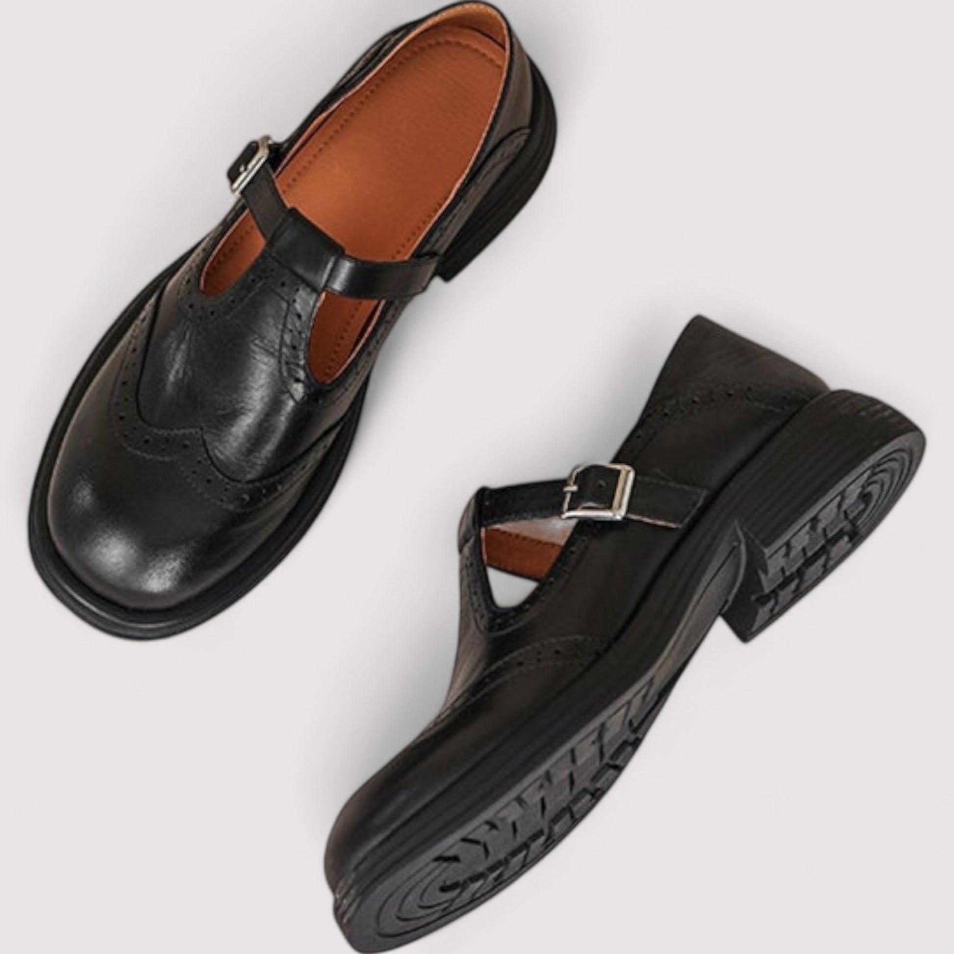 Classic orthopaedic mary jane ballet flats for women | Valerie -2