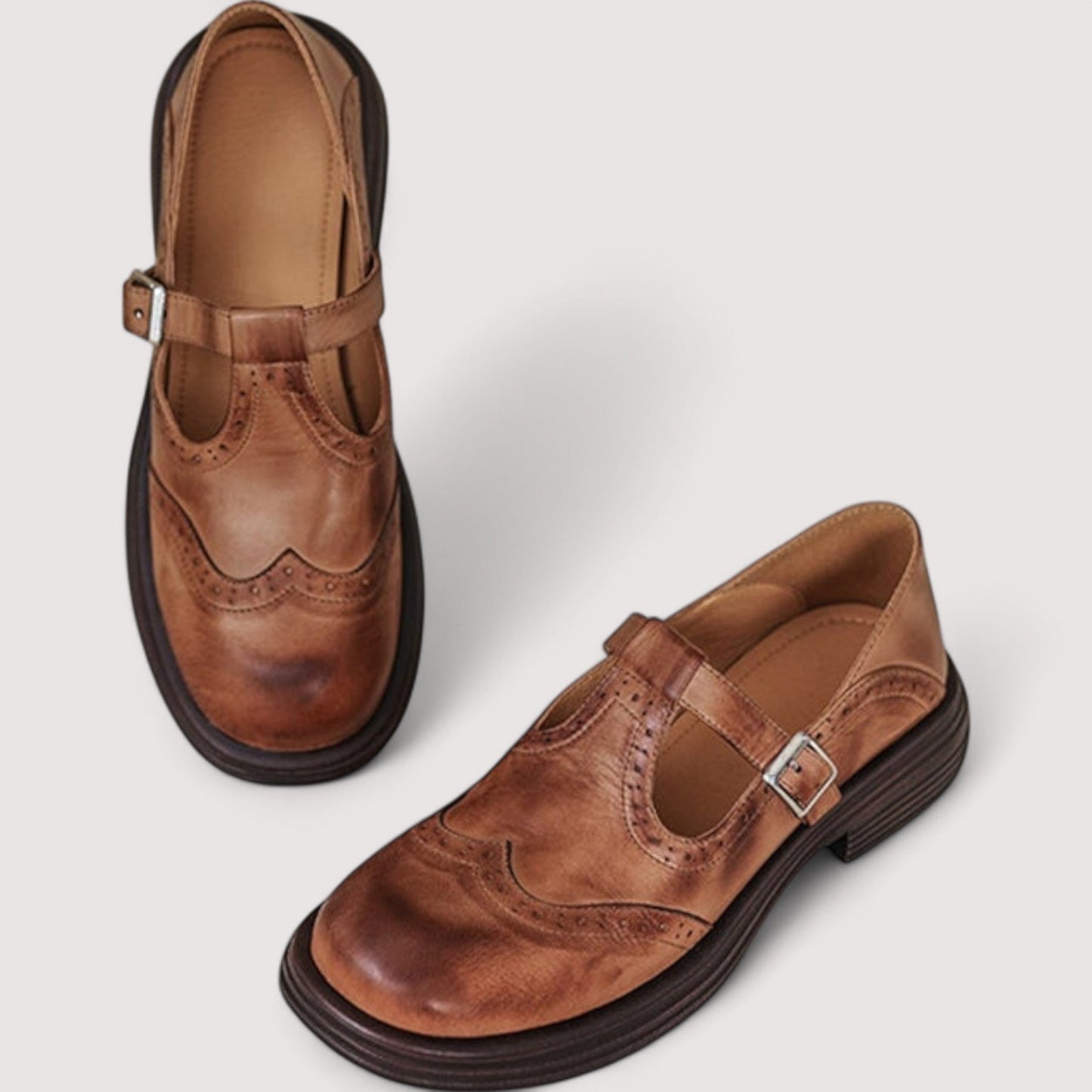 Classic orthopaedic mary jane ballet flats for women | Valerie -7