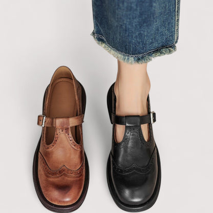 Classic orthopaedic mary jane ballet flats for women | Valerie -4